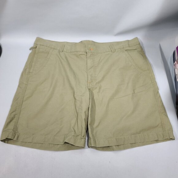 LL Bean 9" Olive Green Shorts Men's Size 44 100% Cotton - Picture 1 of 7